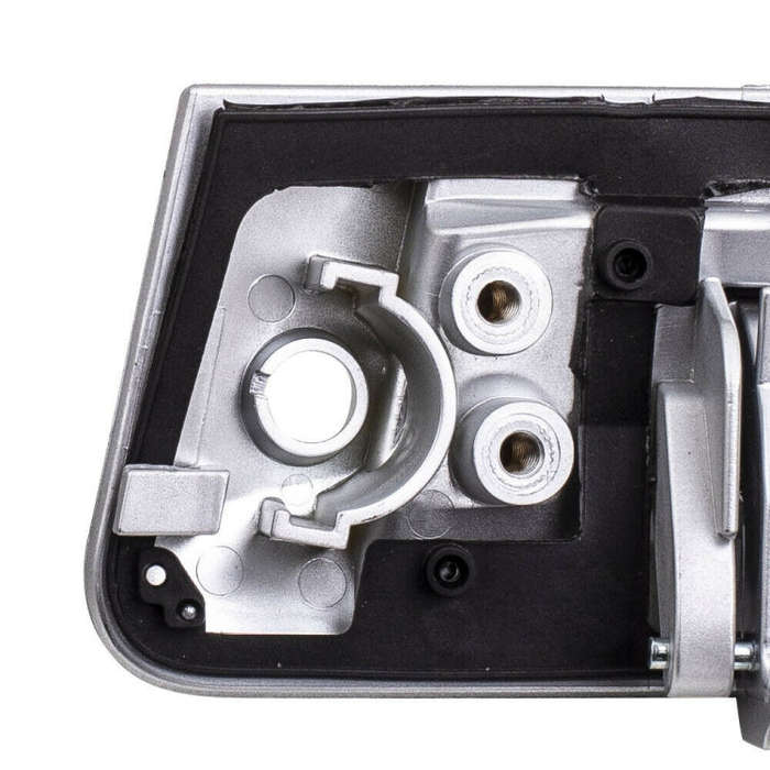 1 Pair Car Front Door Outside Handle 80607-CD41E+80606-CD01E for Nissan 350Z 2003-2009 (Black)