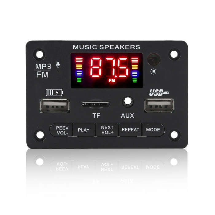 JX-810BT Car 12V Audio MP3 Player Decoder Board FM Radio USB, with Bluetooth / Remote Control / R...