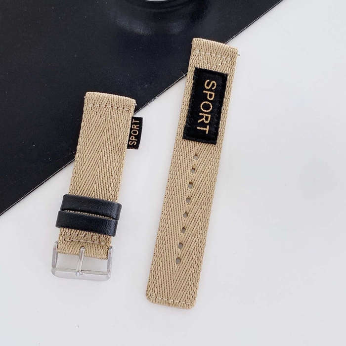 22mm Universal Nylon Watch Band(Khaki)