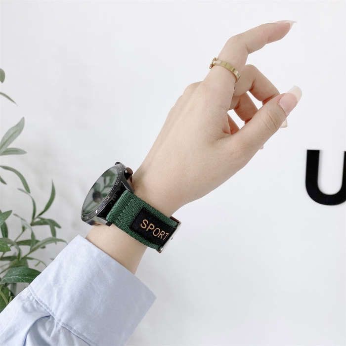 22mm Universal Nylon Watch Band(Green)