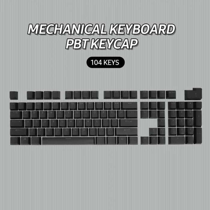 HXSJ P9 104 Keys PBT Color Mechanical Keyboard Keycaps(Mint Green)