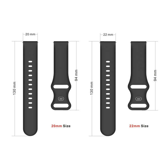 20mm For Amazfit GTS 2e Butterfly Buckle Silicone Watch Band(Grey)