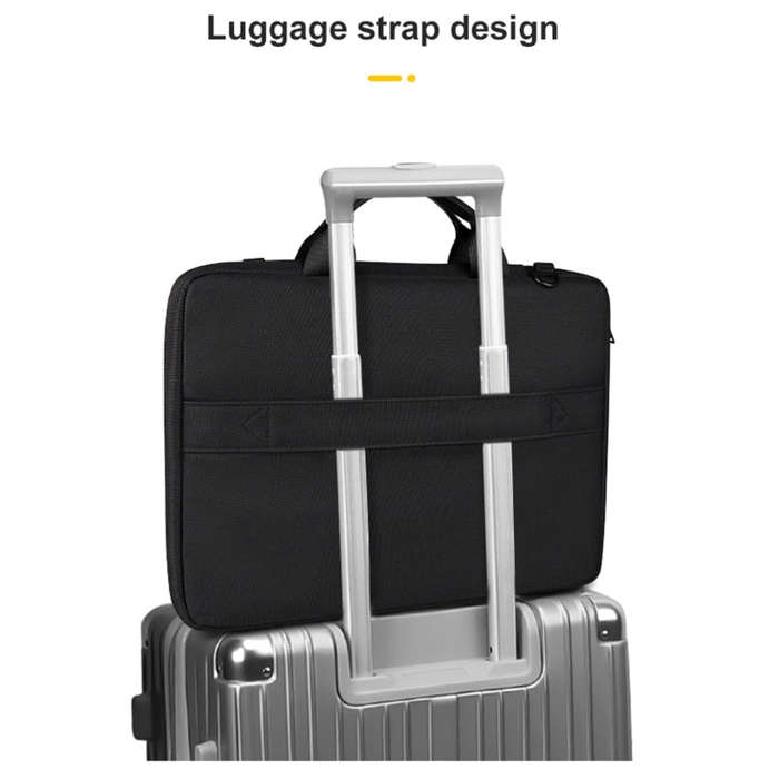 ST11 Polyester Thickened Laptop Bag with Detachable Shoulder Strap, Size:13.3 inch(Silver Gray)