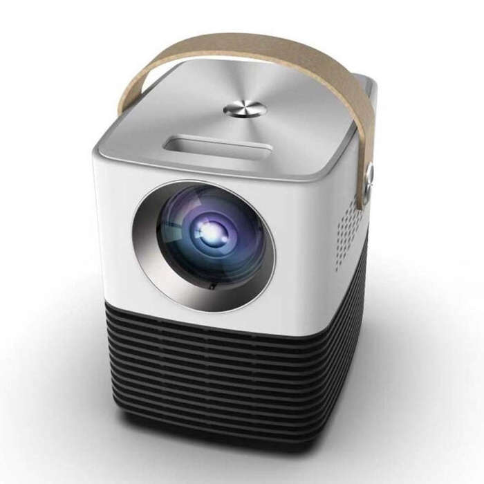 WEJOY L7 854x480P 100 ANSI Lumens Portable Home Theater LED HD Digital Projector with Battery, An...