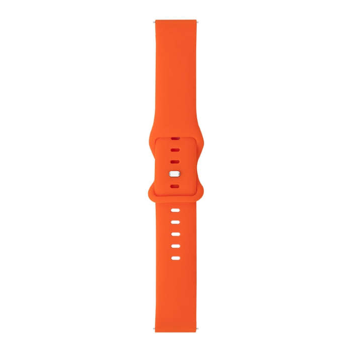 For Amazfit GTR 2 8-buckle Silicone Watch Band(Orange)