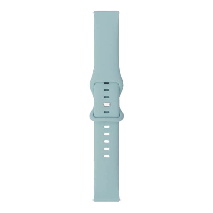 For Amazfit GTR 42mm 8-buckle Silicone Watch Band(Sky Blue)