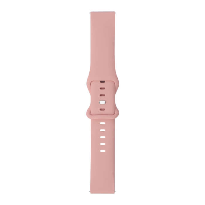 For Amazfit GTR 47mm 8-buckle Silicone Watch Band(Pink Sand)