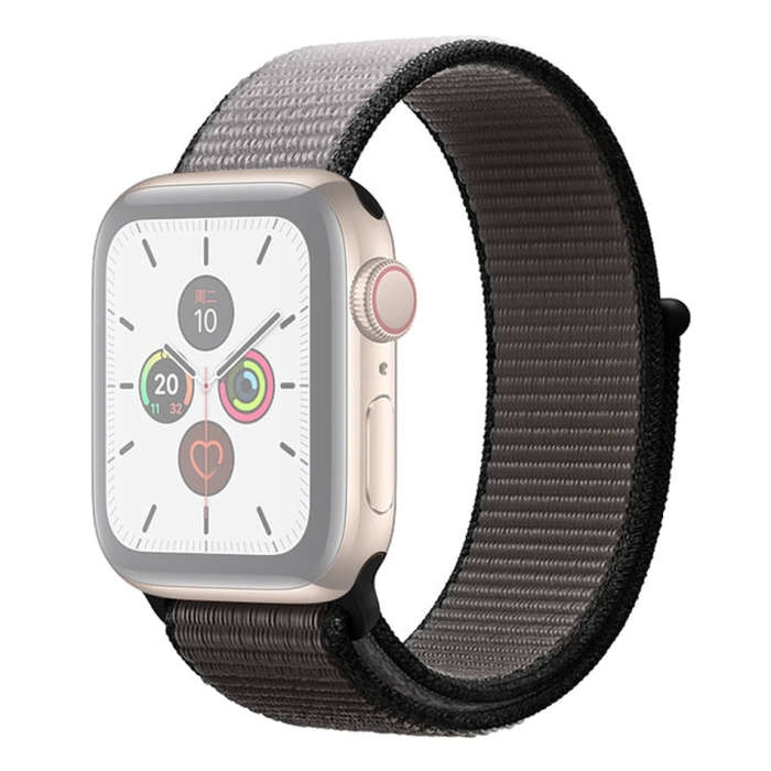 For Apple Watch Series 7 45mm / 6 & SE & 5 & 4 44mm / 3 & 2 & 1 42mm Color Matching Nylon Watch B...