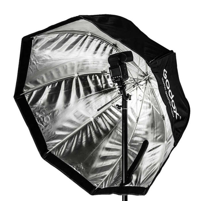 Godox Photo Studio Portable Octagon Speedlite Umbrella Softbox Reflector, Size:95cm