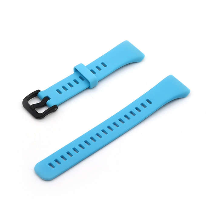For Honor Band 6 Pure Color Silicone Watch Band(Sky Blue)