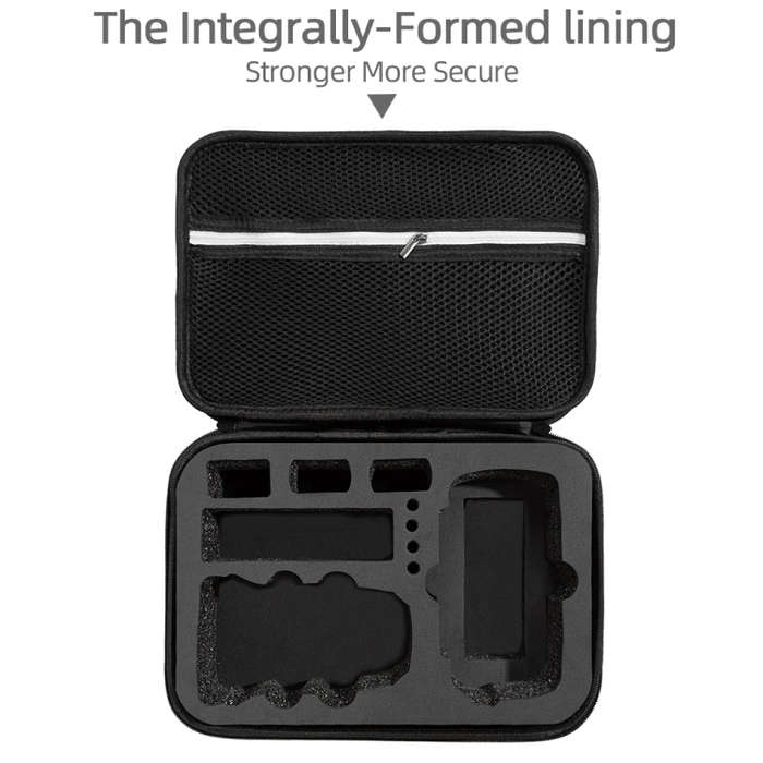 For DJI Mini SE Shockproof Nylon Carrying Hard Case Storage Bag, Size: 21.5 x 29.5 x 10cm(Black +...