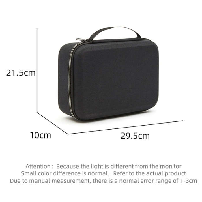 For DJI Mini SE Shockproof Nylon Carrying Hard Case Storage Bag, Size: 21.5 x 29.5 x 10cm(Black +...