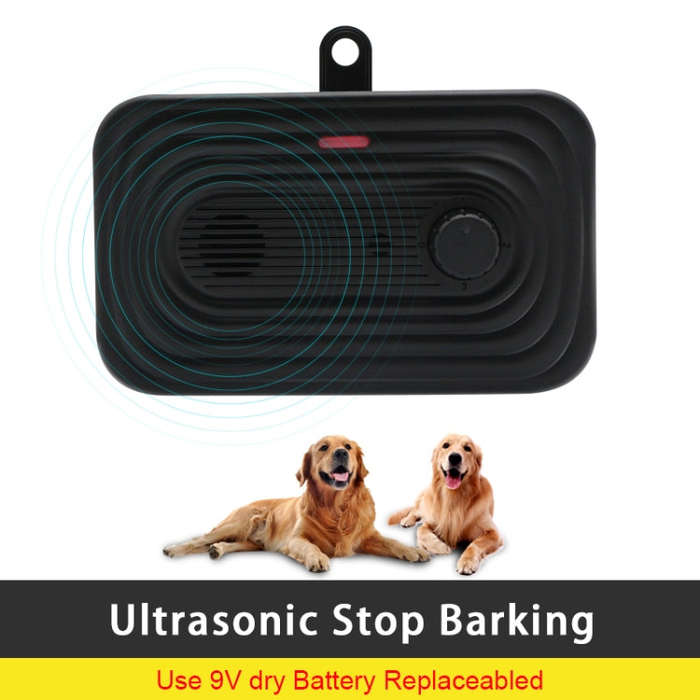 RC-311 Home Ultrasonic Pet Stop Barking Device(Black)