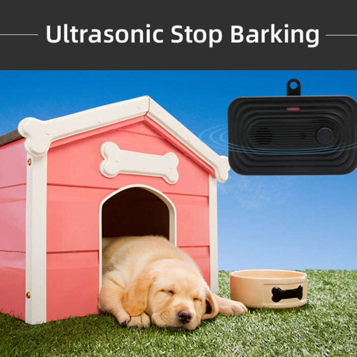 RC-311 Home Ultrasonic Pet Stop Barking Device(Black)