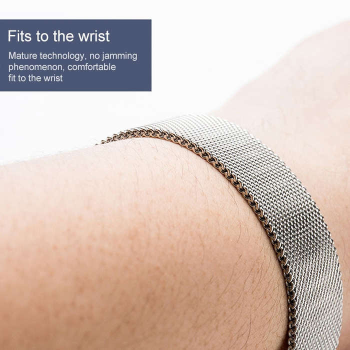 20mm 304 Stainless Steel Double Buckles Watch Band(Rose Gold)
