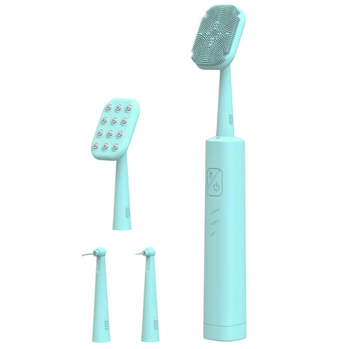LSHOW YJK108 Multi-function Facial Cleansingand Teeth Cleaning Instrument with LED Auxiliary Ligh...