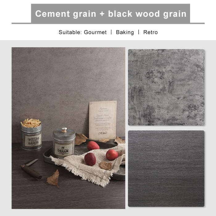 60 x 60cm Single Side Retro PVC Photography Backdrops Board(Cement Grain)