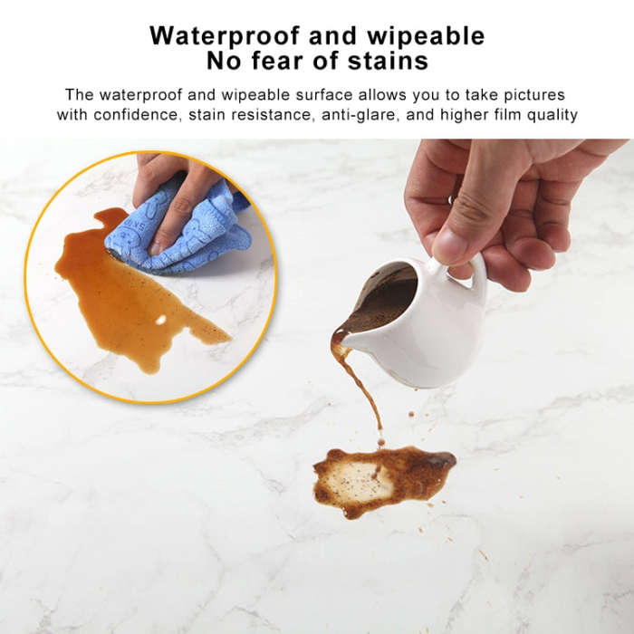 60 x 60cm Single Side Retro PVC Photography Backdrops Board(Oak Grain)