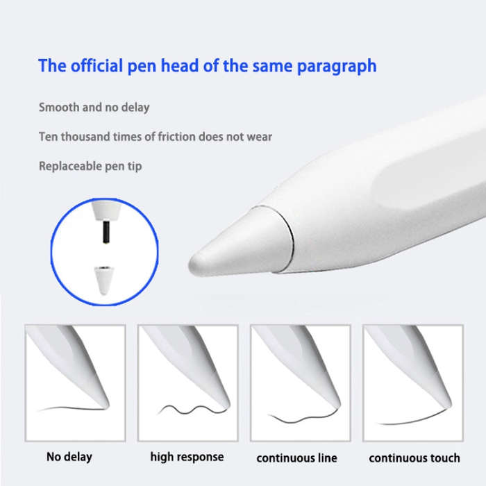 JT17 Universal Active Capacitive Pen for Mobile Phones and Tablets(White)