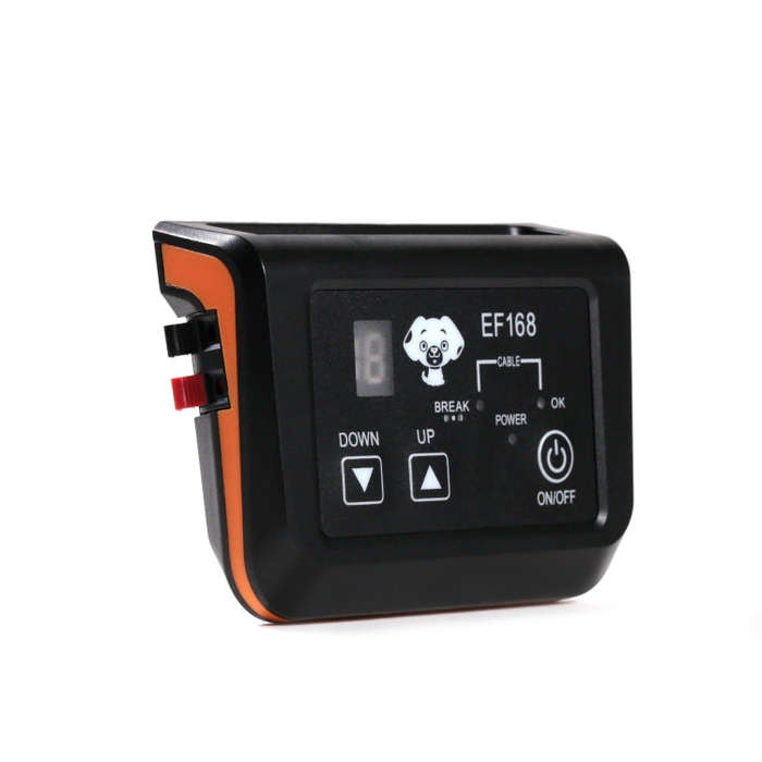 EF168 Wired Rechargeable Waterproof Pet Electronic Fence Training Device, Style:1 to 1(US Plug)