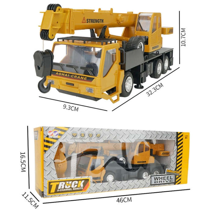 MoFun 3822 2.4G 10-channel Remote Control Simulation Engineering Vehicle, Style:Crane