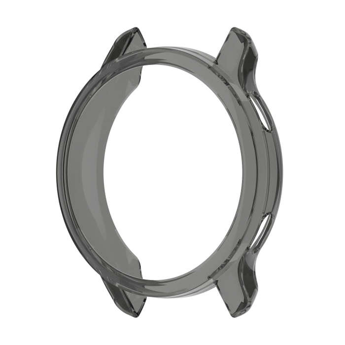 For Garmin Venu 2 Half Coverage Hollowed TPU Protective Case(Transparent Black)
