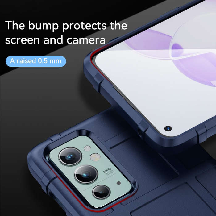 For OnePlus 9RT Full Coverage Shockproof TPU Phone Case(Blue)