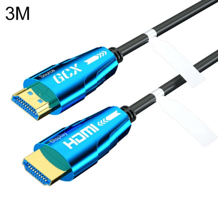 HDMI 2.0 Male to HDMI 2.0 Male 4K HD Active Optical Cable, Cable Length:3m