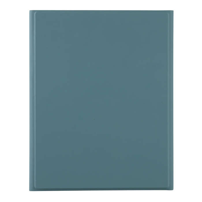 A07B-A Lambskin Texture Square Keycap Bluetooth Keyboard Leather Case with Touch Control For iPad...