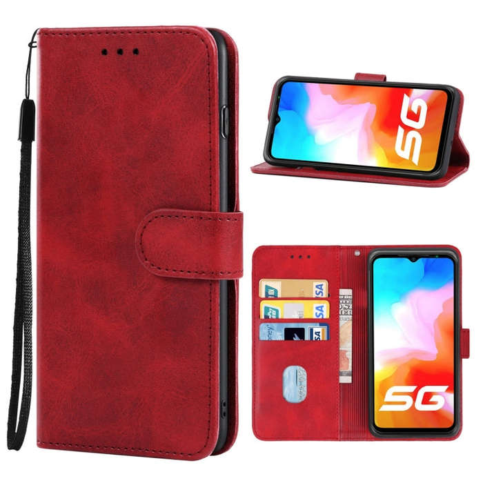 For Ulefone Armor 12 5G / 12S Leather Phone Case(Red)