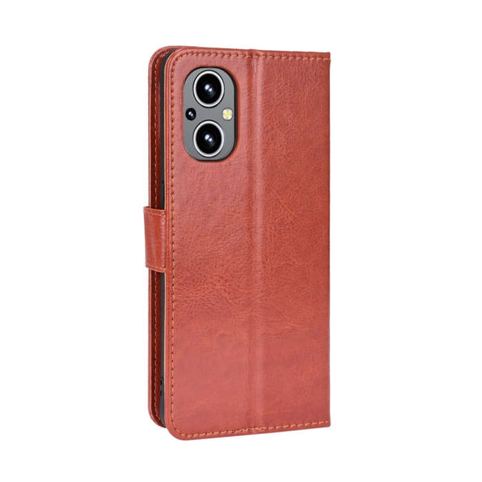 For OnePlus Nord N20 5G Retro Crazy Horse Texture Leather Phone Case(Brown)