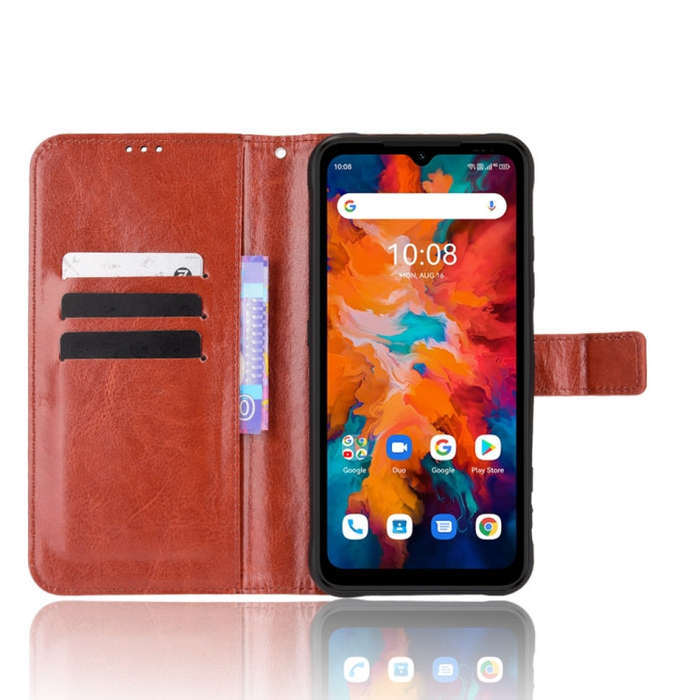 For UMIDIGI Bison X10 Retro Crazy Horse Texture Leather Phone Case(Brown)