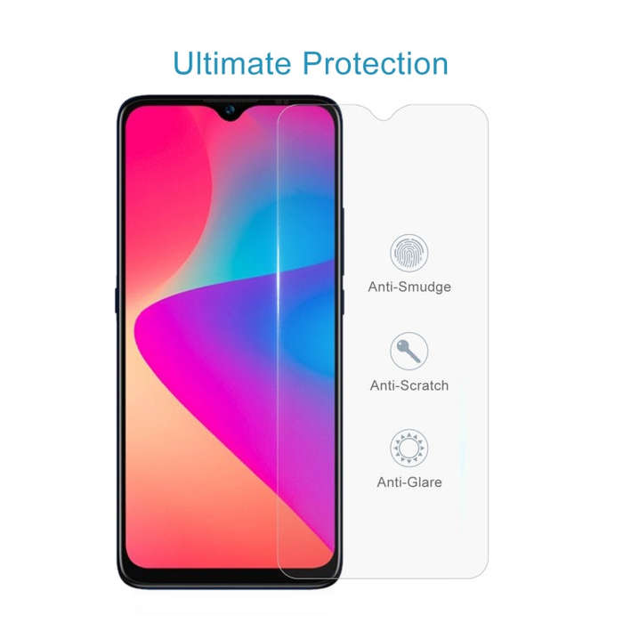 10 PCS 0.26mm 9H 2.5D Tempered Glass Film For BLU C7
