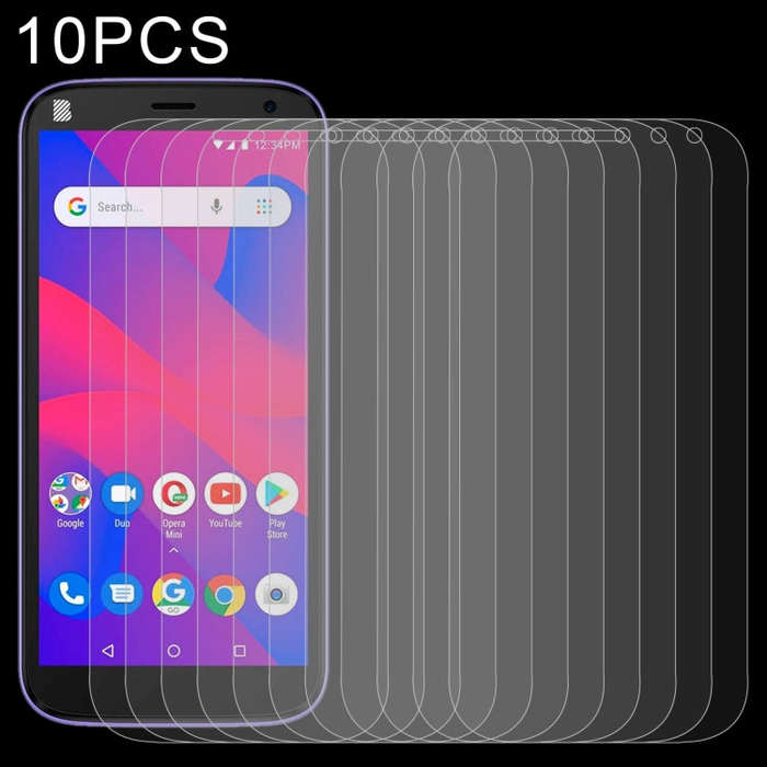 10 PCS 0.26mm 9H 2.5D Tempered Glass Film For BLU J4