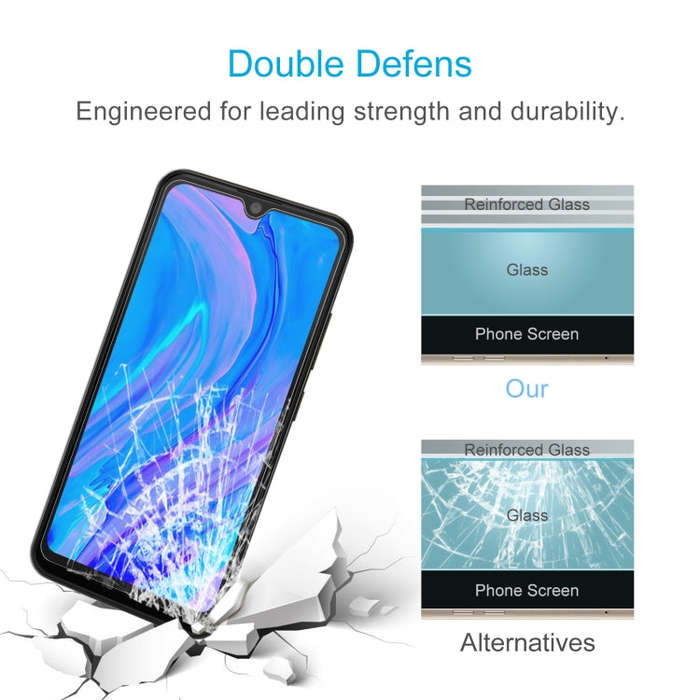 50 PCS 0.26mm 9H 2.5D Tempered Glass Film For Itel S15 Pro