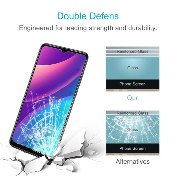 10 PCS 0.26mm 9H 2.5D Tempered Glass Film For TCL 30 SE