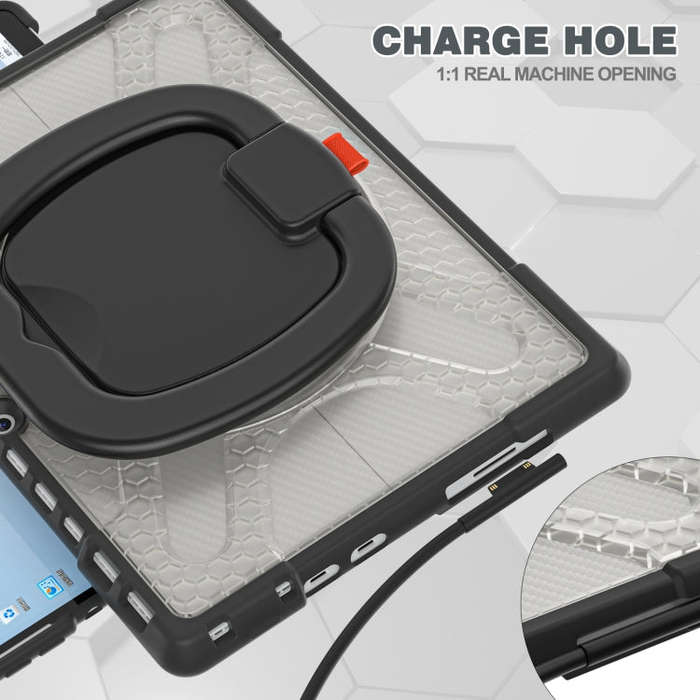 For MicroSoft Surface Pro 8 TPU + PC Tablet Case(Transparent)