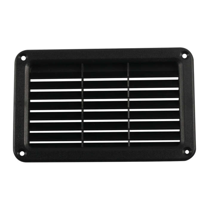 A6789 193x122mm RV / Bus Oblique Louver Outlet Panel with Screws(Black)