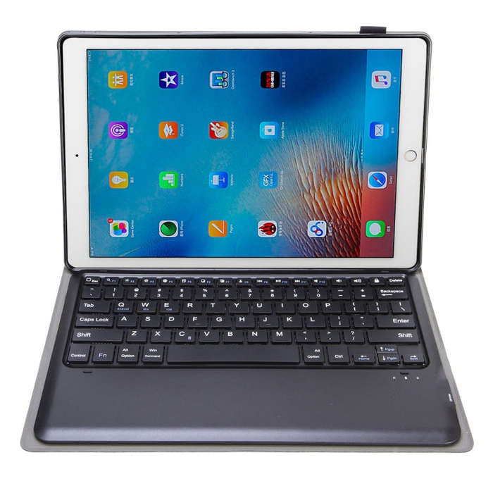 A129 TPU Detachable Bluetooth Keyboard Leather Case with Bracket For iPad Pro 12.9 inch 2015 / 20...