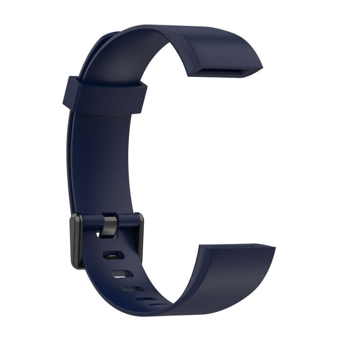 For Realme Band RMA199 Solid Color Silicone Watch Band(Ink Blue)