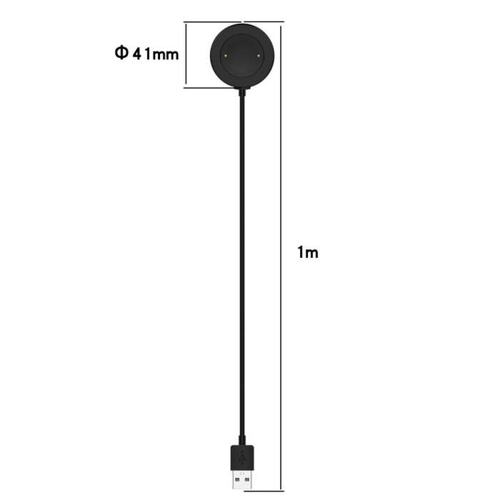 For Honor Watch GS 3 Smart Watch Charging Cable, Length: 1m, Integrated Version(Black)