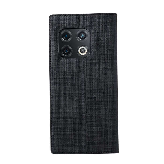 For OnePlus 10 Pro ViLi DMX Series Shockproof Magnetic Flip Leather Phone Case(Black)