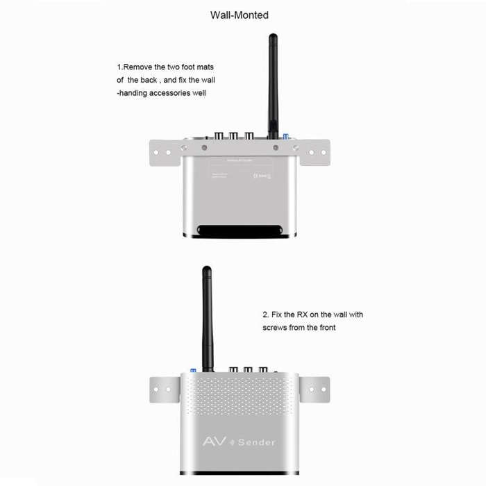 Measy AV530-2 5.8GHz Wireless Audio / Video Transmitter + 2 Receiver, Transmission Distance: 300m...