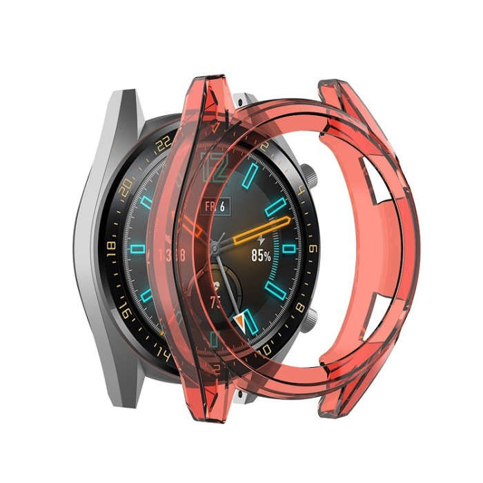 For Huawei GT 42MM  TPU Case(Transparent Red)