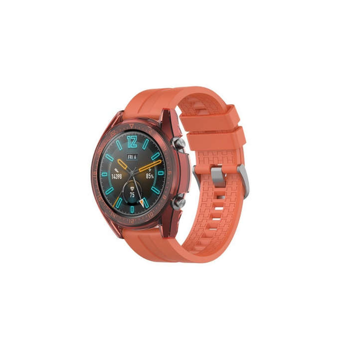 For Huawei GT 42MM  TPU Case(Transparent Red)