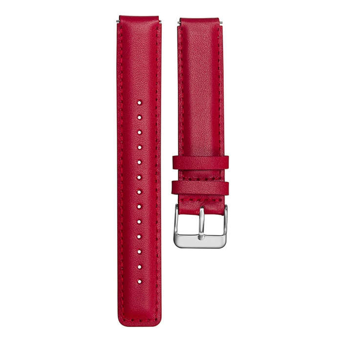 For Huawei Band 3 Smart Bracelet Leather Watch Band(Red)
