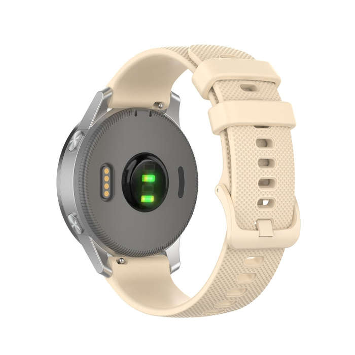 For Huawei Honor S1 Silicone Watch Band(Beige)