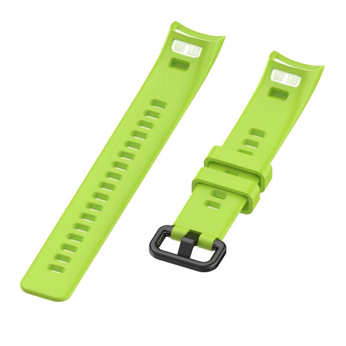Silicone Watch Band for Huawei Honor Band 4 & 5(Lime)