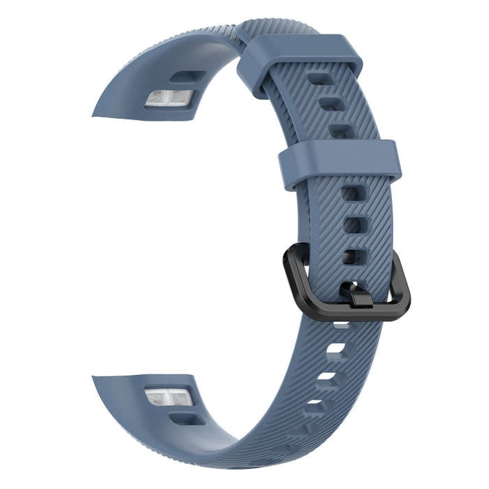 Silicone Watch Band for Huawei Honor Band 4 & 5(Cyan)