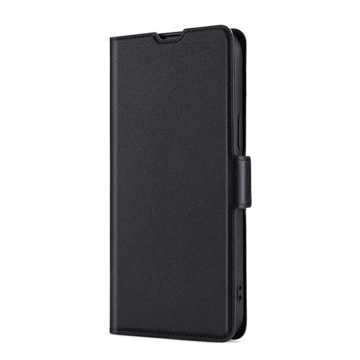For Sony Xperia 1 IV Ultra-thin Voltage Side Buckle Flip Leather Case(Black)